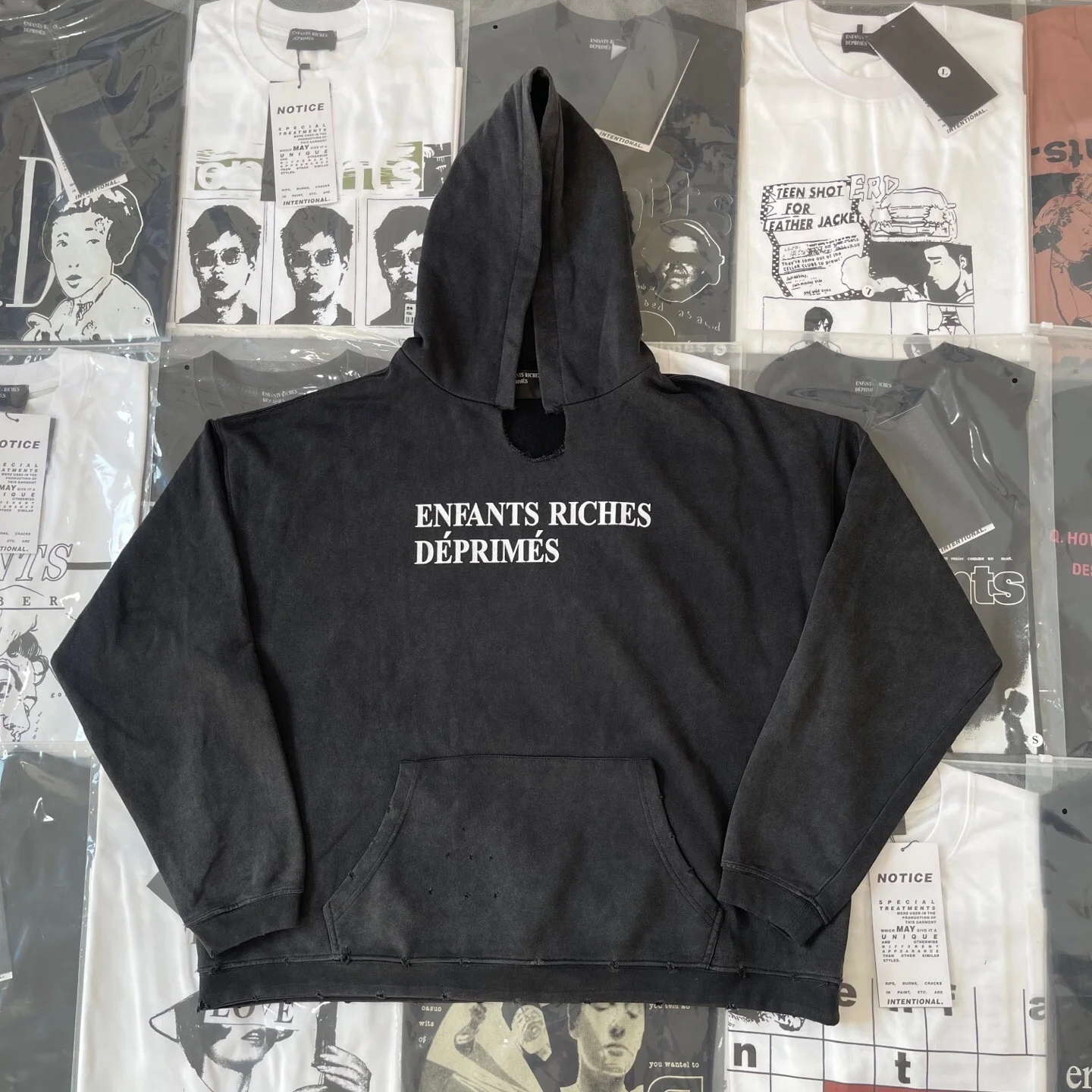 

Высококачественная хлопковая толстовка с капюшоном для пар, американский свитер Kanye, деревянный хлопок с цветочным принтом, повседневная свободная посадка, осенняя одежда...