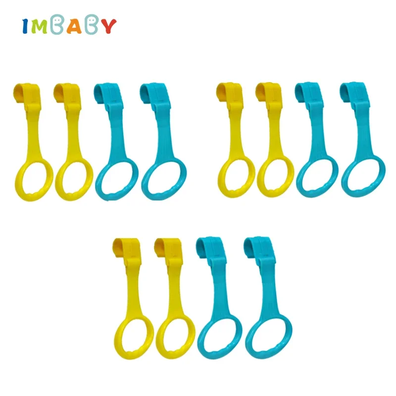 

12pcs Pull Rings for Playpen Baby Crib Stroller Ring Baby Learn To Stand Hand Pull Hanging Ring Baby Cot Toddler Pull Rings