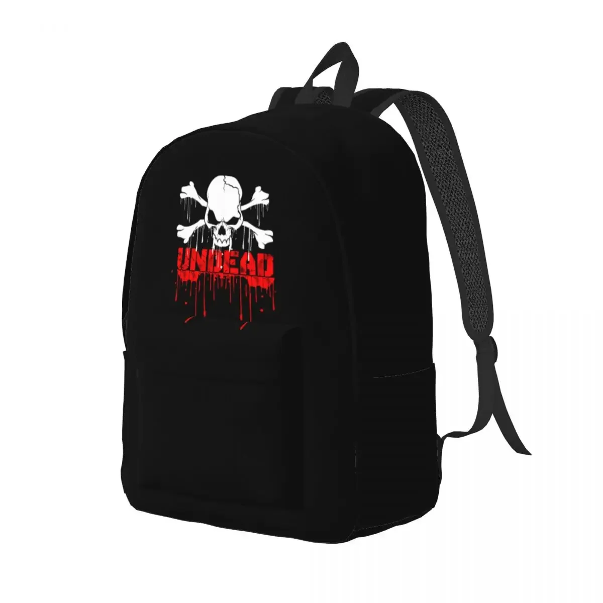 Pink Korn Band Backpack for Men Women Fashion High School Work Daypack Laptop Canvas Bags Outdoor