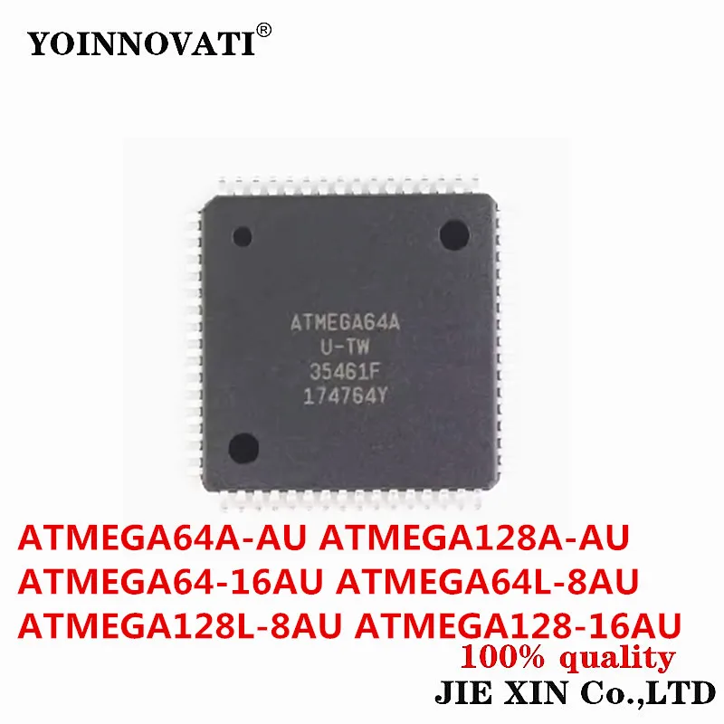 New Original ATMEGA64A-AU ATMEGA128A-AU ATMEGA64-16AU ATMEGA64L-8AU ATMEGA128L-8AU ATMEGA128-16AU ATMEGA128 QFP-64 module