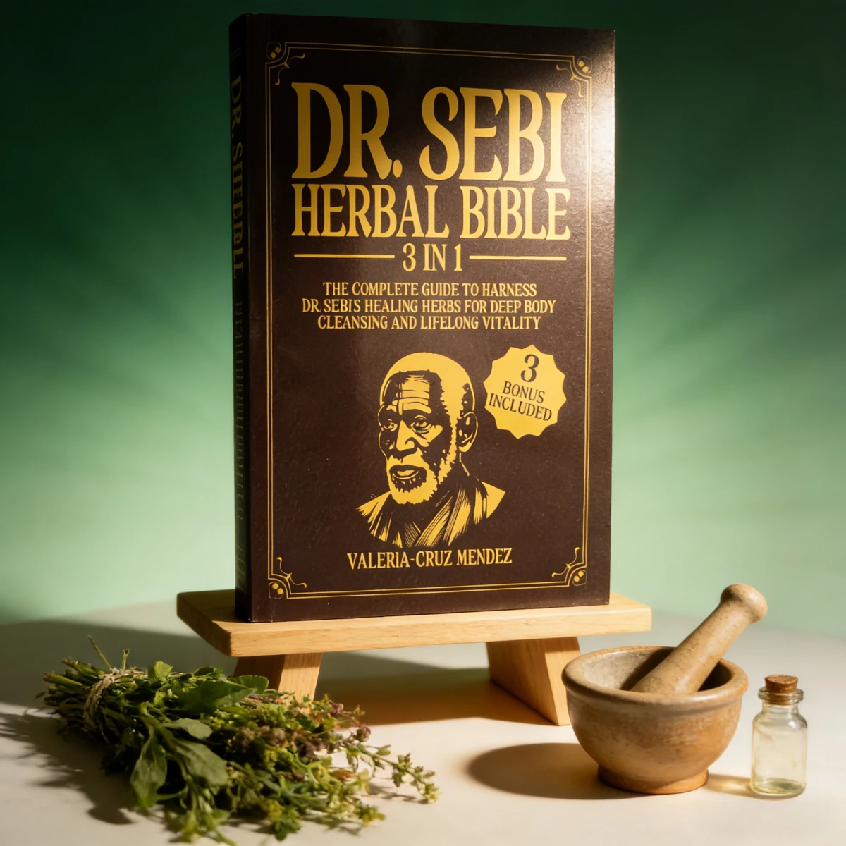 

Травяная Библия доктора Себи 3 в 1: Целебные травы Валерии Крус Мендес для очищения тела и поддержания жизненной силы на всю жизнь. Включает бонус для естественного здоровья.