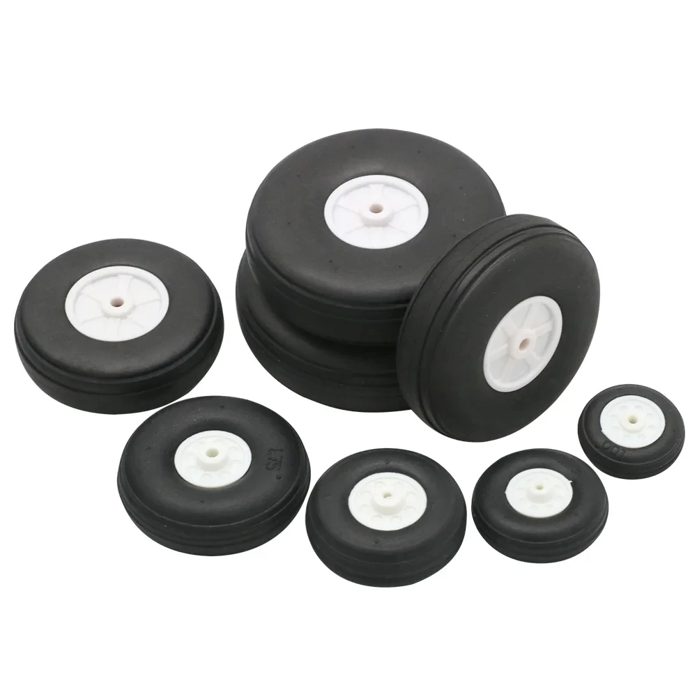 2pcs/lot High Elastic Rubber Wheel For Rc Fixed-wing Airplane Can For DIY Robot Tires (diameter 25/32/45/50/55/64/70/76MM )