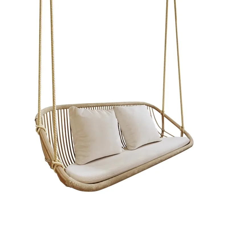 Hanging basket rattan chair single double swing sofa hangingr indoor cradle adult lazy ceiling online celebrity outdoor