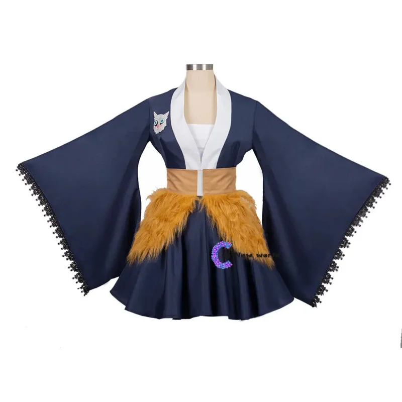 أزياء جديدة لعام 2025 أزياء أنيمي كيميتسو نو يابا هاشيبيرا كيمونو إينوسوكي التأثيرية للسيدات قماش دور المرأة ❤ ❤   $zz