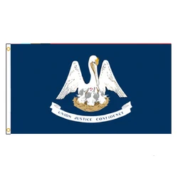 Bandera Louisiana decorativa 90x150 cm