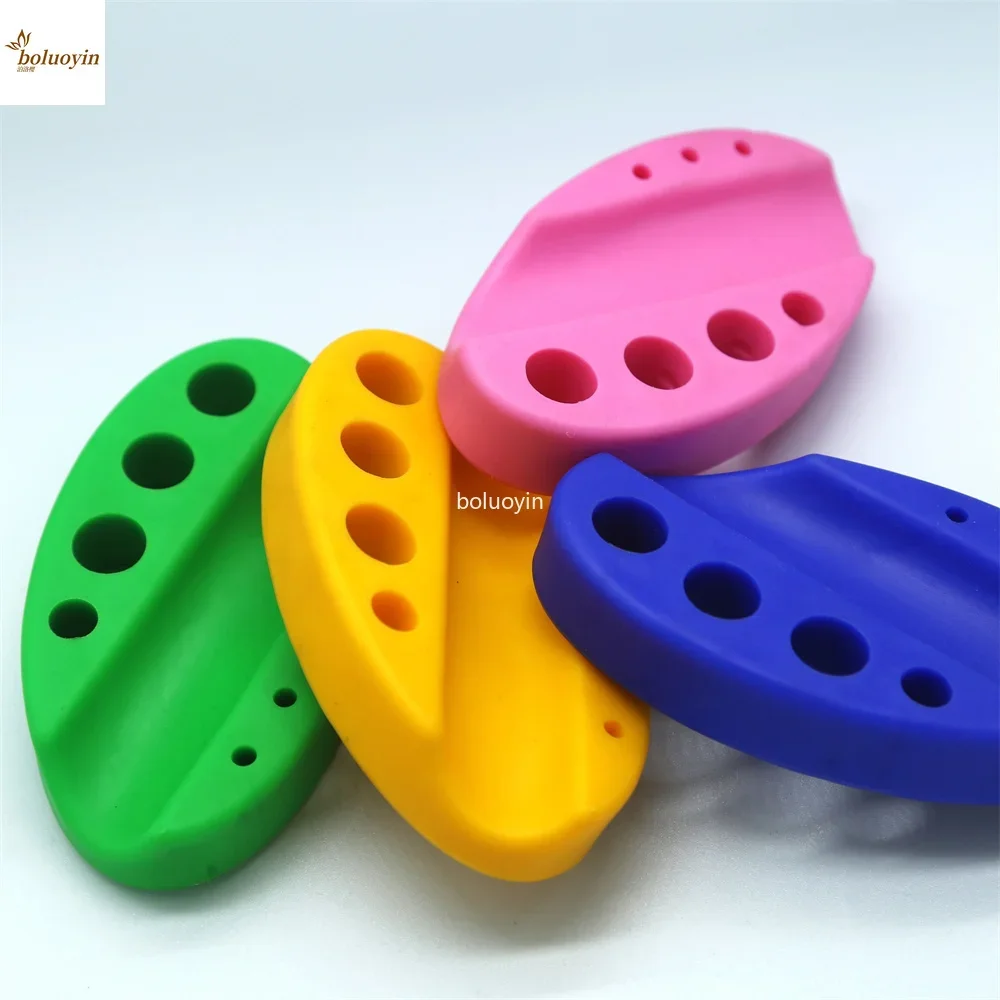 PMU Microblading Pigment Ink Holder Tattoo Accessories 1pcs High Quality Silicone Tattoo Ink Cups Caps Pen Holder Stand