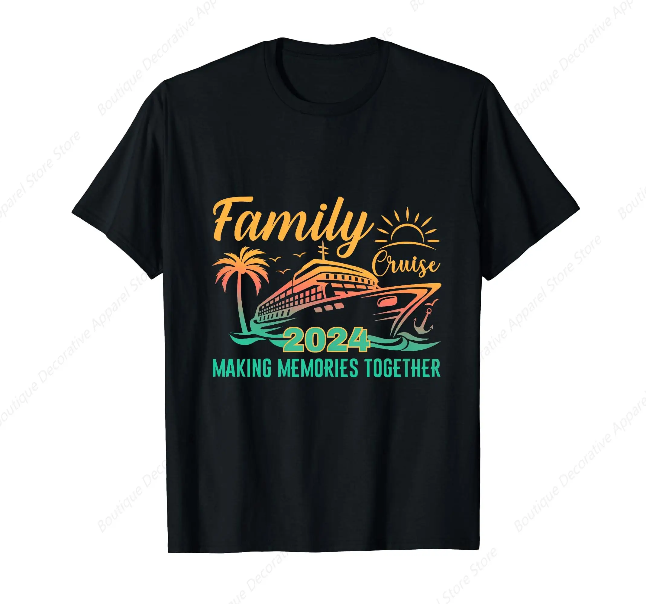 

Family Cruise 2024 Making Memories Together Vacation Boat T-Shirt