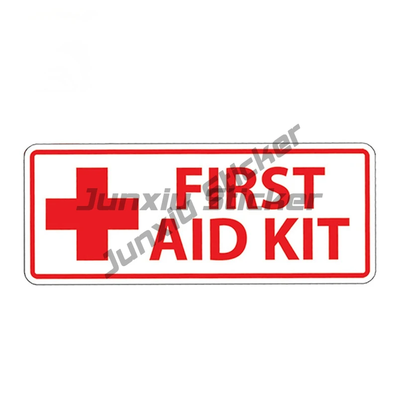 Self-adhesive Decal for First Aid Kit Car Sticker Waterproof Auto Decors on Bumper Rear Window Laptop
