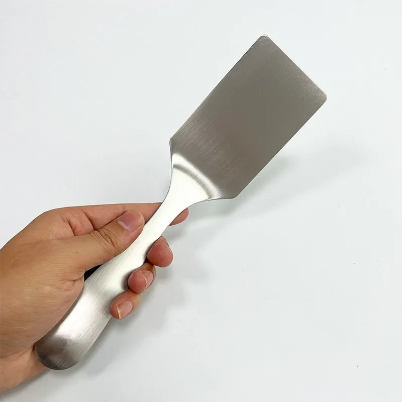 Small Stainless Steel Spatula Grill Turner 1/2pcs Set Mental Cooking Shovel Frying Turner for Kitchen