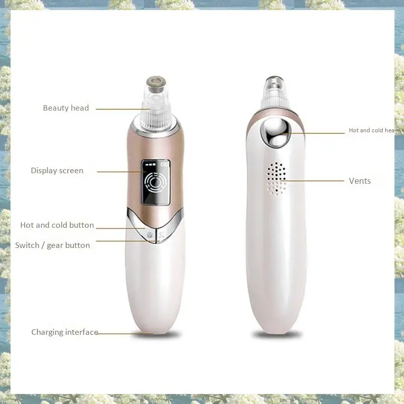 X17A 2025 NEW-Blackhead Remover Vacuum Suction Face Pimple Acne Comedone Extractor Facial Pores Cleaner Skin Care Tools
