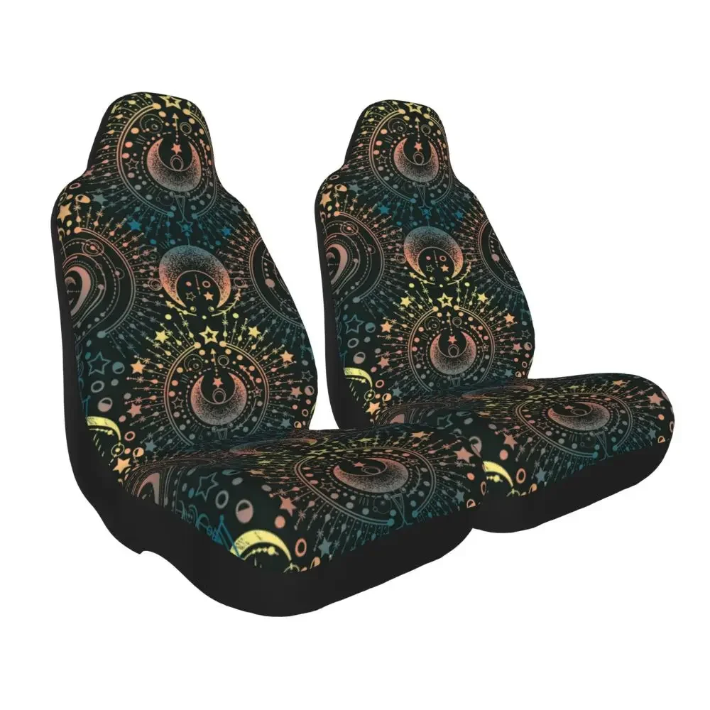 Magical Astrology Moon Star Mysticism Car Seat CoversCar Seat Covers Universal Suitable for Small Cars, Trucks SUVs Fashion