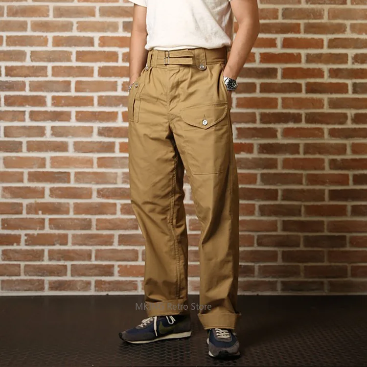 Non Stock 1943 British Army KD สีกากี Vintage กางเกงผู้ชาย Gurkha Gurg กางเกง