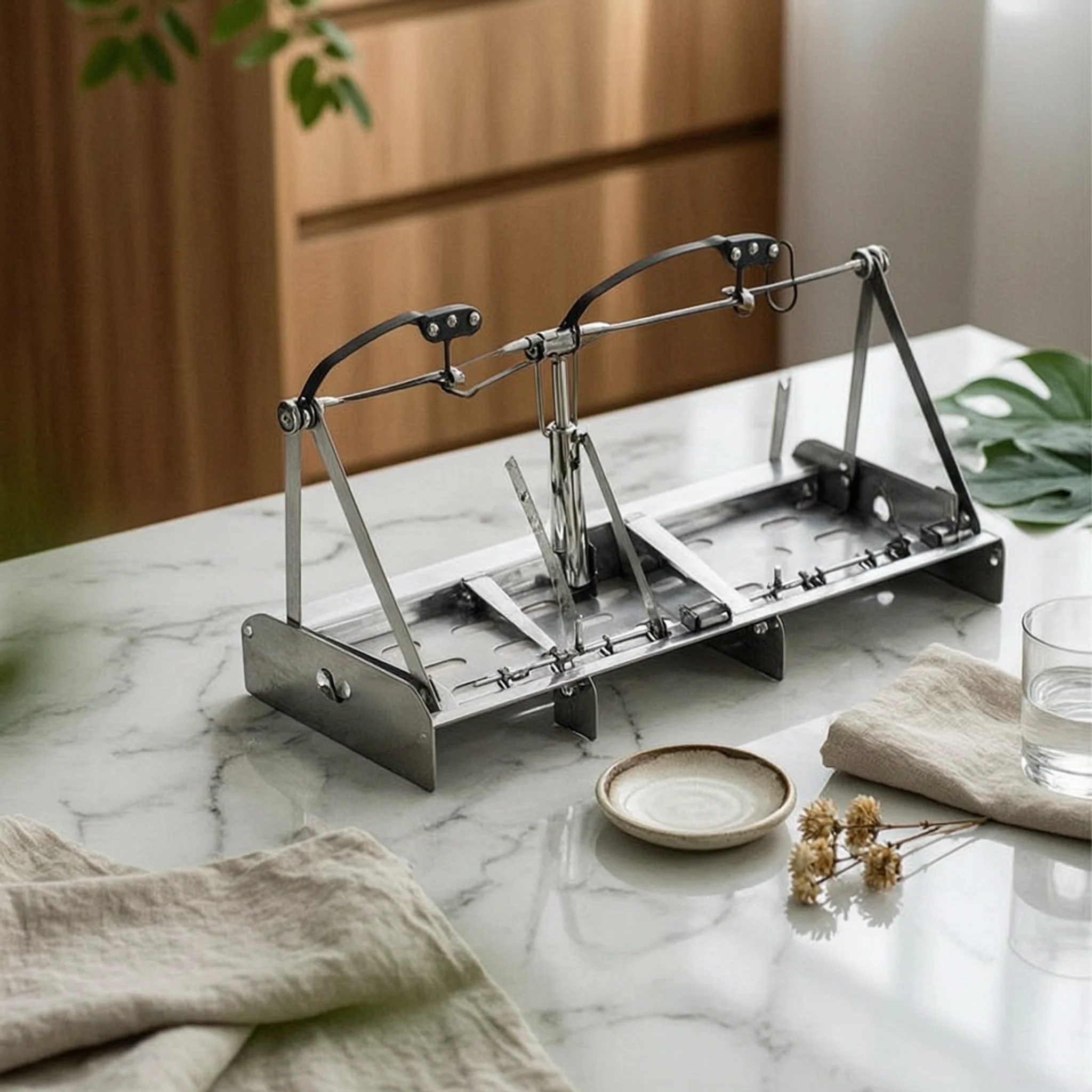 Adjustable Leg Fishing Stand Hollow Top Folding Fishing Platform for Anglers