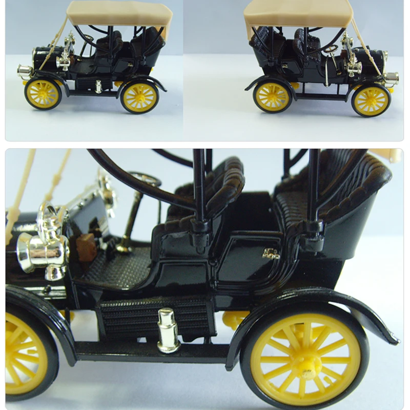 Buick-modelo de coche clásico de aleación fundida para adultos, 1/32, 1905, Colección, exhibición estática, regalo de recuerdo, juguetes para niños