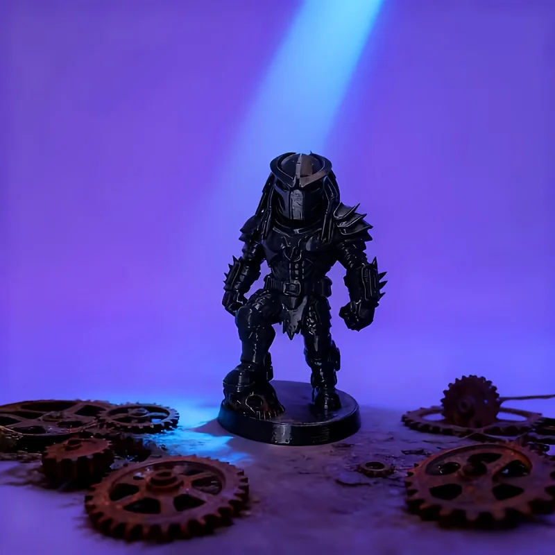 1-teilige Alien-Krieger-Figur, entworfen für Science-Fiction-Enthusiasten, geeignet für Innen-/Außendekoration, Bürotische, Themenpartys und Autodekoration. Ein tolles Geschenk für Ostern, Valentinstag, Ramadan und and – Detail 4