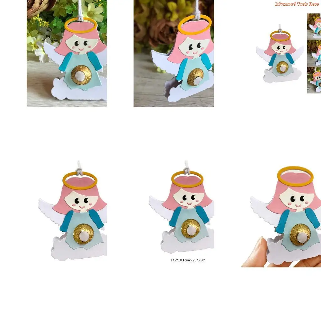 Christmas Fairy Chocolate Cutting Dies DIY Craft Dies Handmade Ability Developing Template for School Classroom Teacher W91B