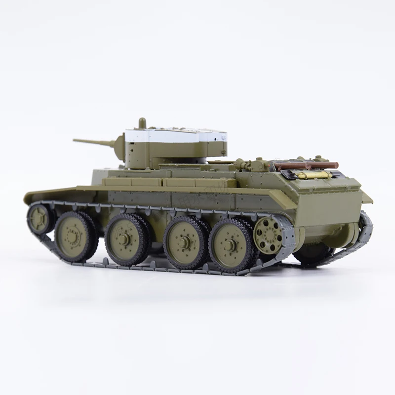 Modelo de carro Original 1:43 BT-7 soviético tipo tanque de aleación 1937 torreta barril móvil 049