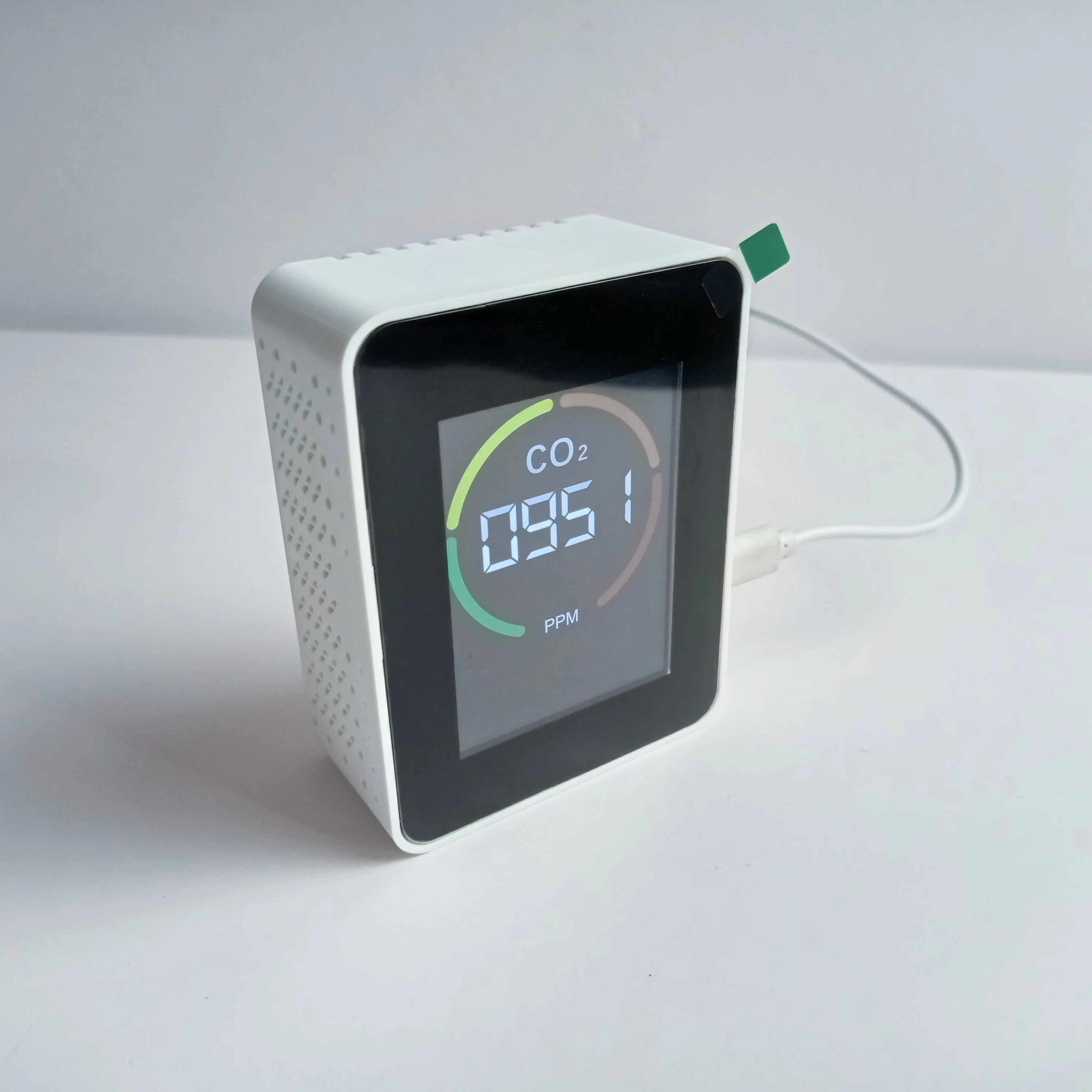 Sensor inteligente de co2 wi-fi/zigbee tuya, detector de dióxido de carbono ndir, display lcd de alta precisão, aplicativo smart life para casa