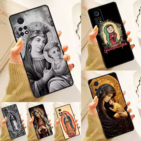 New Virgin De Guadalupe Case For Samsung Galaxy S24 Plus S23 S20 S21FE Lite S22 Ultra Note 20 S8 S9 S10 Phone Coque