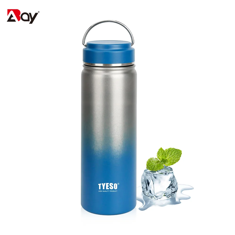 TYESO Thermos Bottle Water for Hot Coffee Vacuum Insulated Cup Thermal Stainless Steel Tumbler Vacuum Flasks Travle Drinkware