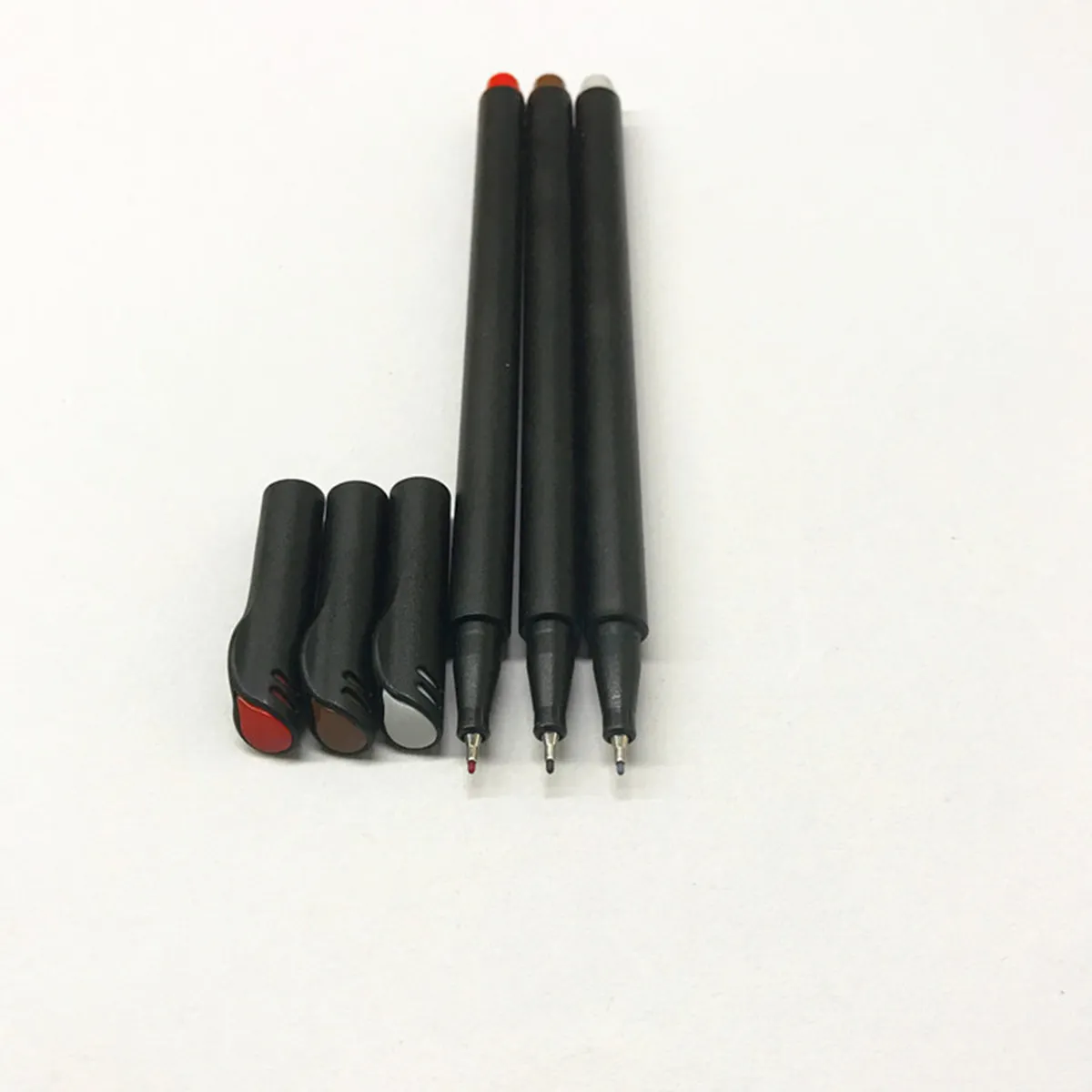 24Pcs 24 Colors Pens 0.4mm Super Fine Tip Plastic Body Lightweight Comfortable for Chart Graph Illustration Craft