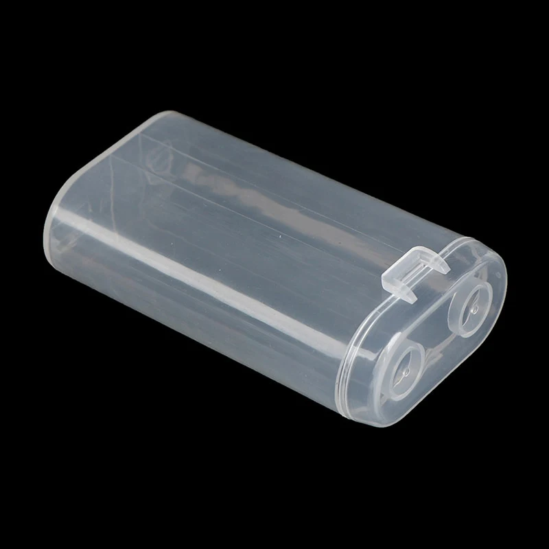 1PC 18650 Battery Storage Box Waterproof Clear Holder Safety Battery Organizer For 2 Sections 18650