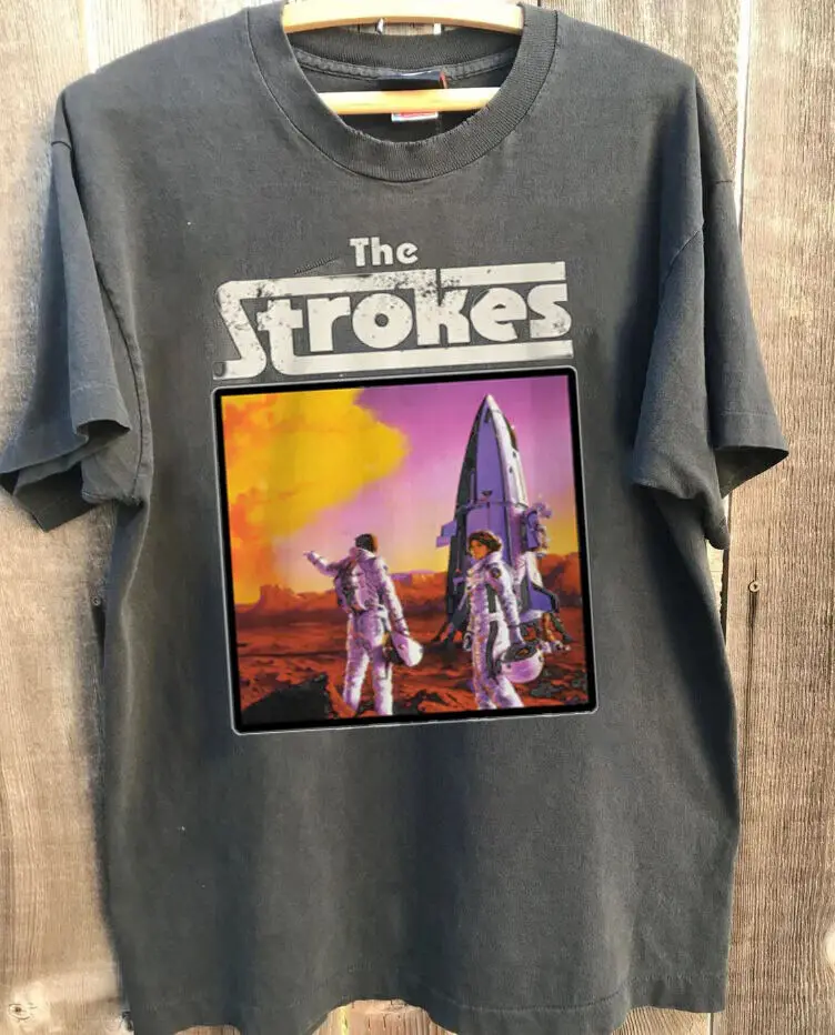 

The Strokes Black Short Sleeve Cotton T-shirt Unisex S-5XL VM8386