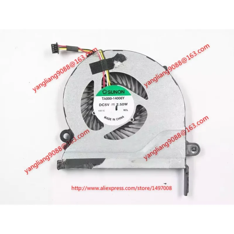 SUNON TA000-14006Y DC 5V 2.5W 4-Wire Server Cooling Fan