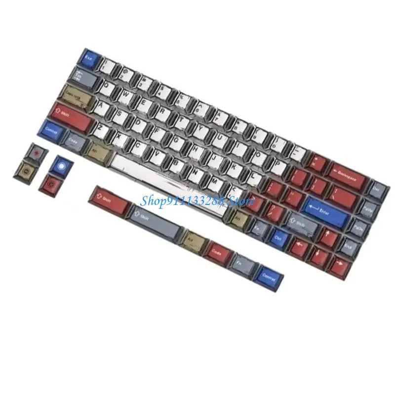 G88D 78Keys Palette Mixed Lights BOWs PBT Dye Sublimations Keycap Original Profile for Keyboards