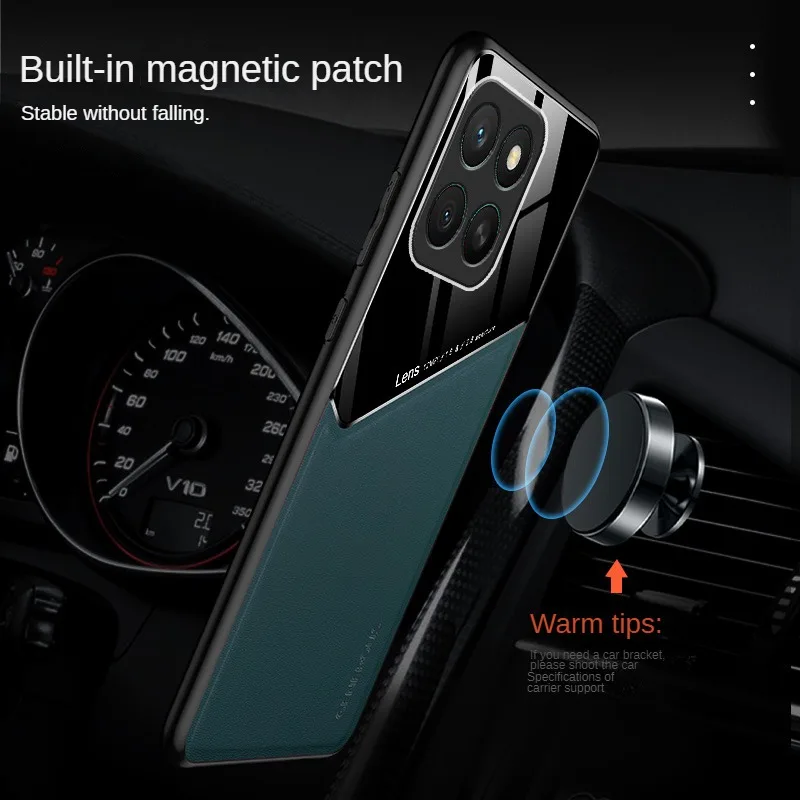 Motorola Edge 60 Pro/Moto Edge 60 Fusion用 レザーテクスチャ スマホケース マグネット式吸着ホルダー付き カバー