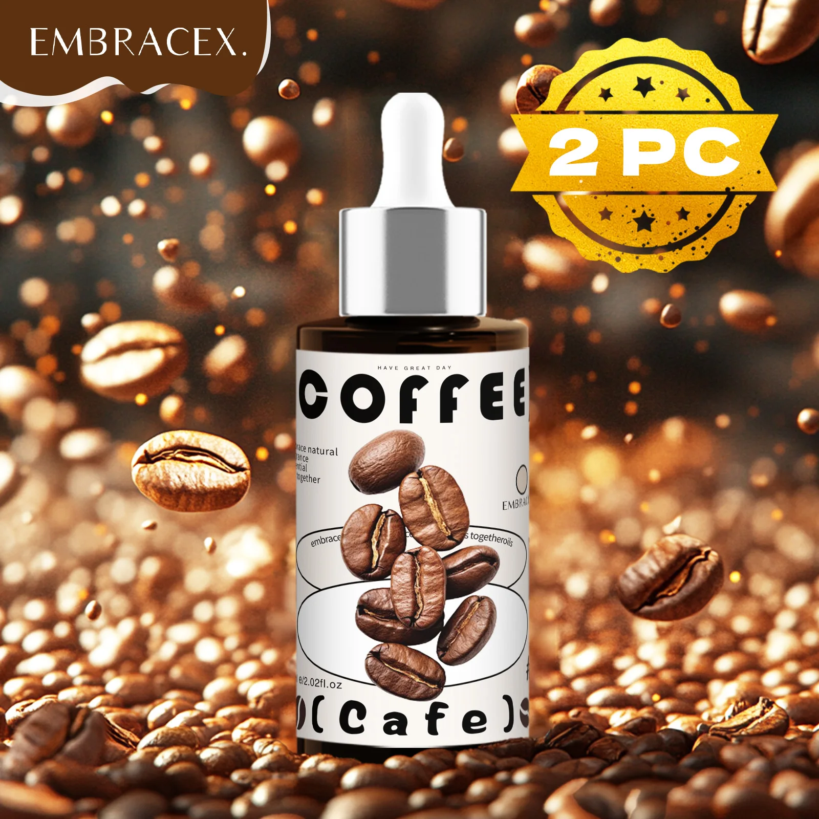 

2PC 60ml Coffee Essential Oils Aromatherapy Essential Oils original imported perfumes
