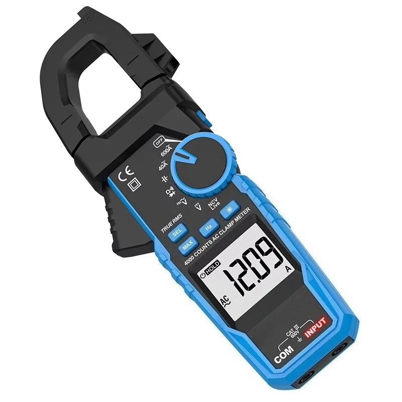 CM87A  Digital Clamp Meter 600A AC Current Tester True RMS Auto Range Resistance Diode Multimeter Tes Digital Clamp Meter