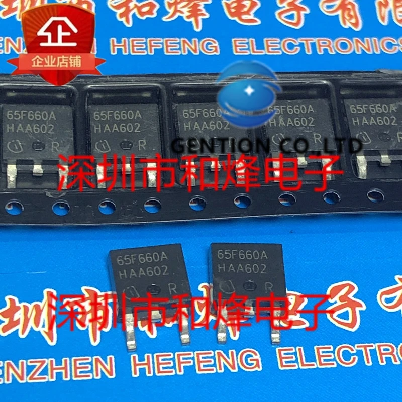 10PCS 65F660A IPD65R660CFDA TO-252 650V 17A em estoque 100% novo e original