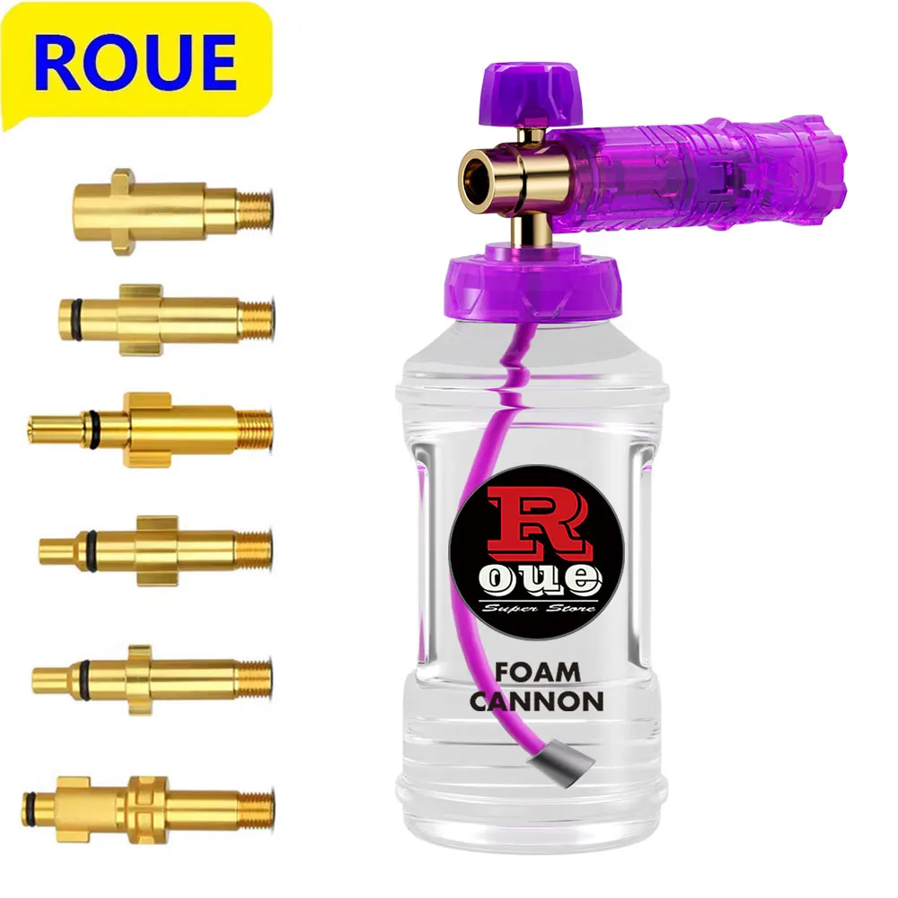 

ROUE Snow Foam Gun Foam Nozzle Car Wash Foam Machine for Lavor PARKSIDE Karcher Elitech Bort Kranzle Bosch High Pressure Washer