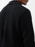 Miyake Pleated Blazers Business Casual Lined Blazer Top Fashion Suit Slim Fit Coat High Quality Jacket 4