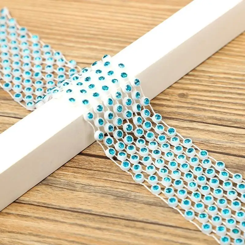 39BD النساء المألوف أنيقة الراين ربطة العنق مجوهرات كريستال قلادة طويلة وشاح قميص طوق منديل للحزب #4