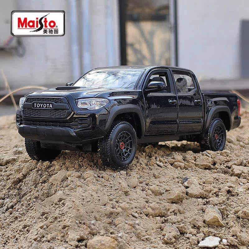 1:27 Toyota Tacoma TRD PRO 2023 Alloy Car Diecasts & Toy Vehicles Car Model Miniature Scale Model Car Toys For Children