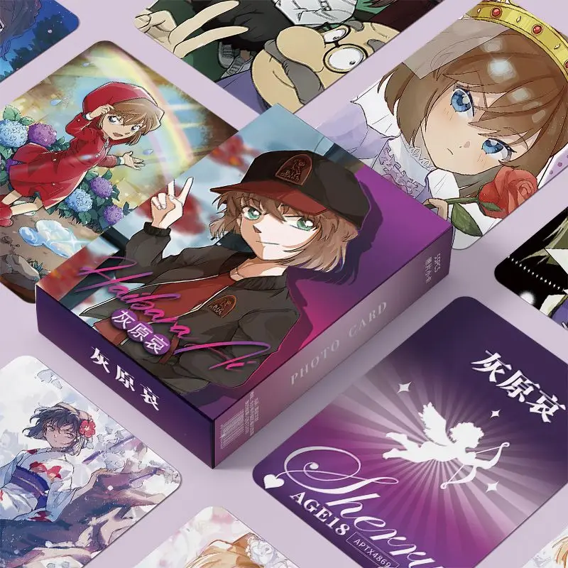 名探偵コナン 美羽ララ 55 レーザーカードクリエイティブ高価値漫画 DIY アニメ二次元周辺機器ポラロイドポストカード