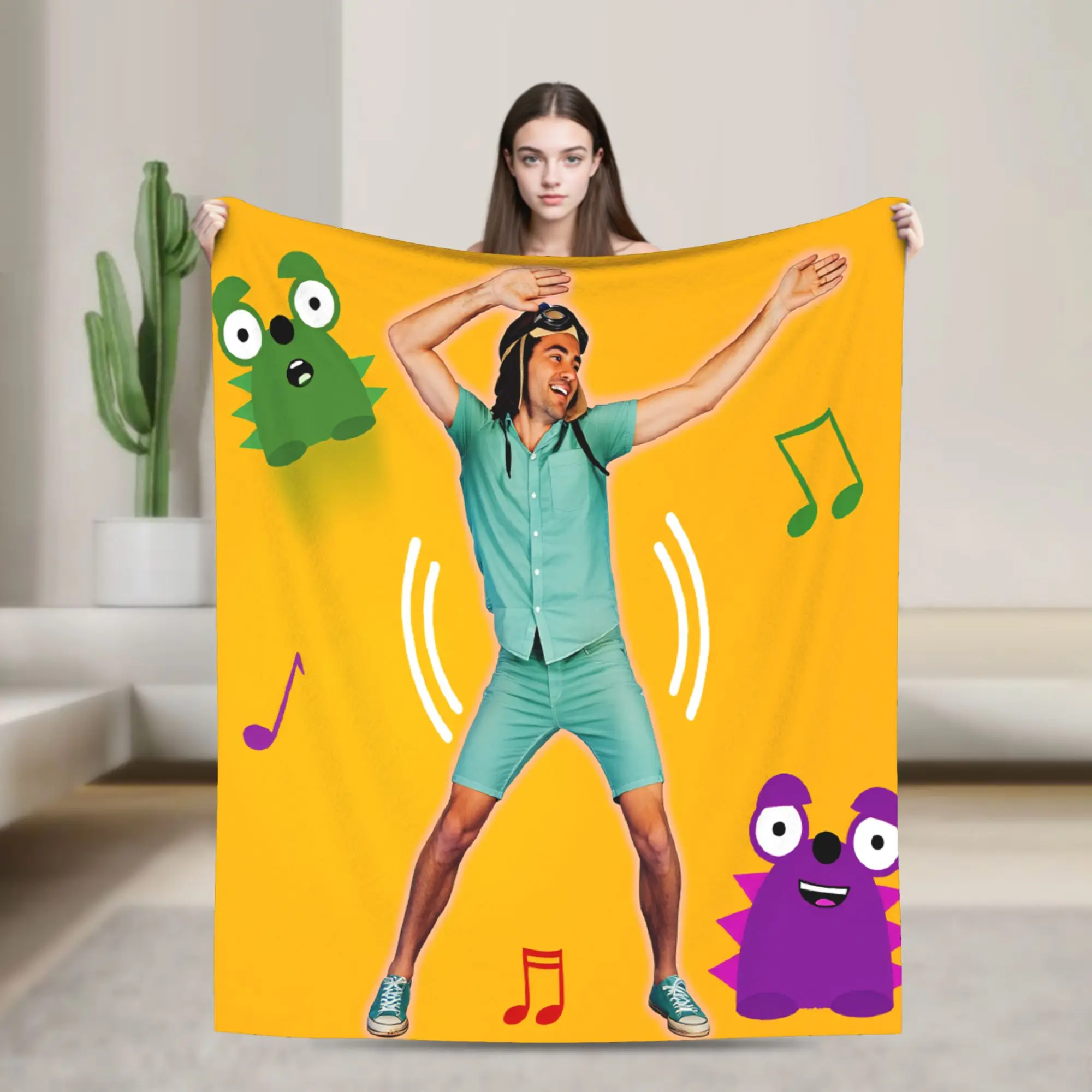 Dannys Go Blanket Hochwertige, gemütliche Überwurfdecke für Frühling, Reisen, Auto, Schlafzimmer, lässige Tagesdecke