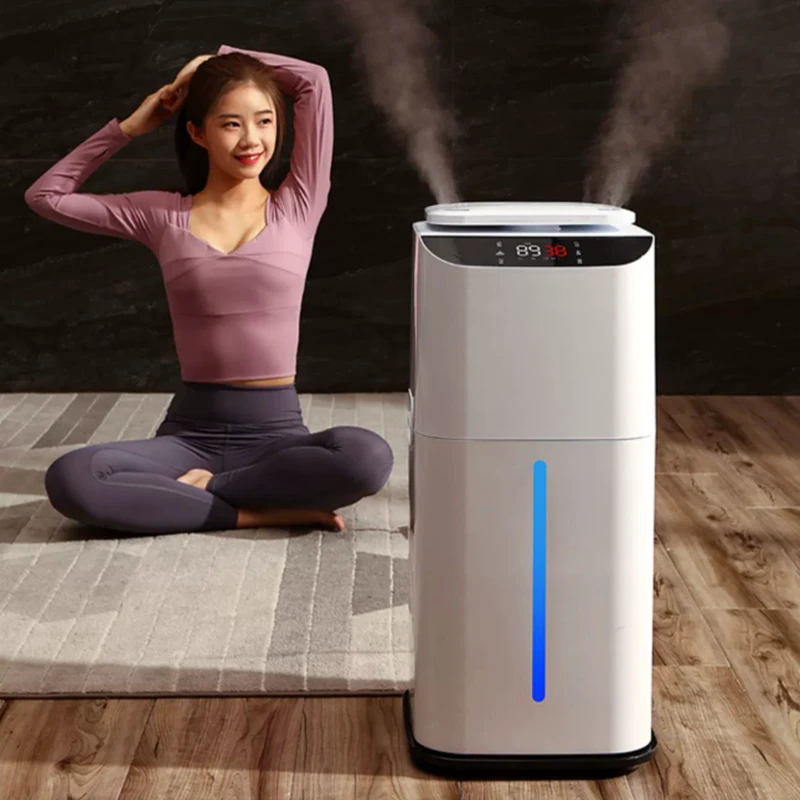 27L Humidifiers Large-Capacity Humidifier Industrial Commercial Heavy Fog Sprayer Floor-Mounted Ultrasonic Intelligent Constant