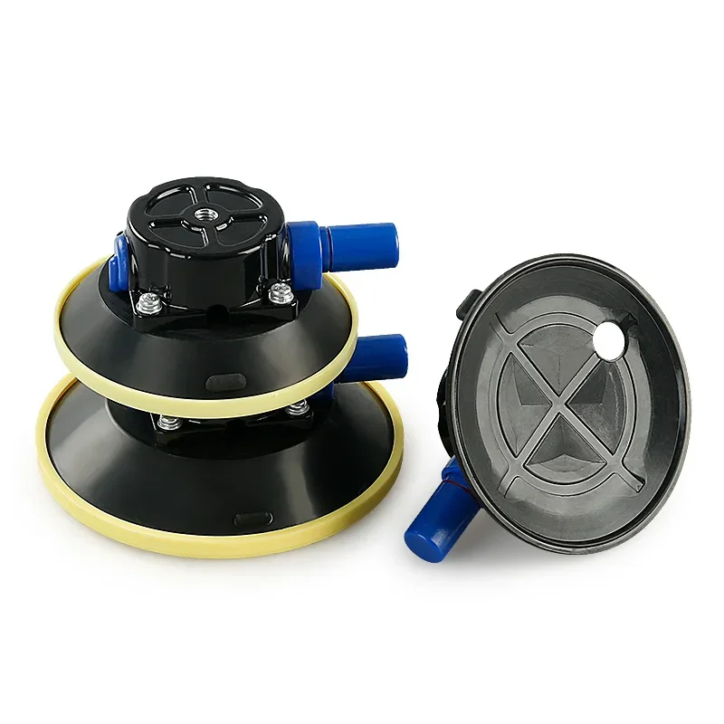 LOZLIN Manual Vacuum Suction Cup Hand Pump with M6 M8 M10 G1/4 G3/8 Thread for Auto Repair Glass Granite Tile Lifting Tool