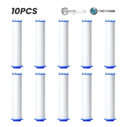 Chuveiro Cabeça Substituição PP Cartucho De Filtro De Algodão, Purificação De Água Dura, Acessório Do Banheiro, Segure De Mão, Pulverizador De Banho, 10Pcs
