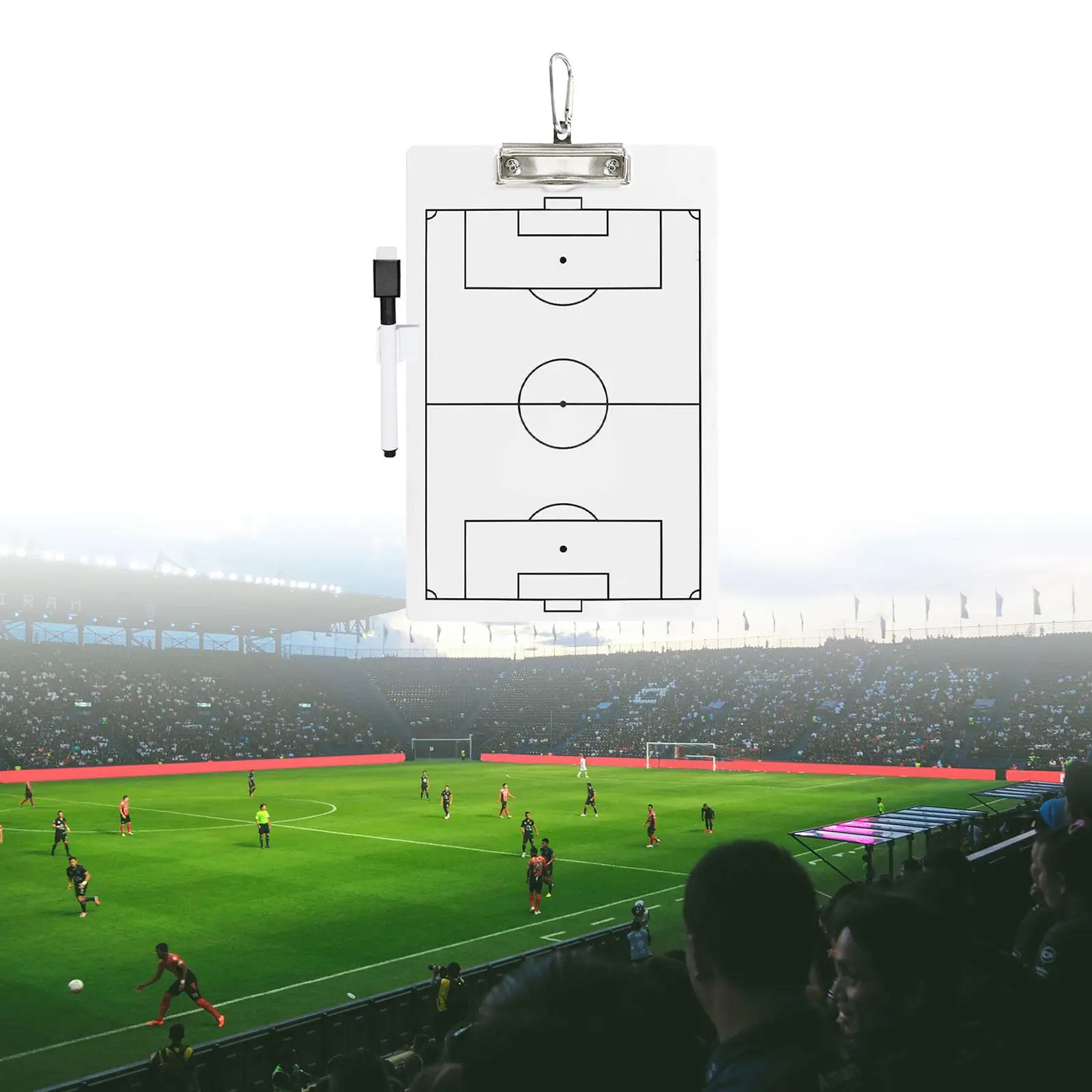 Fußball Coaching Board Guidance Training Tool Strategie Tactic Klemmbrett