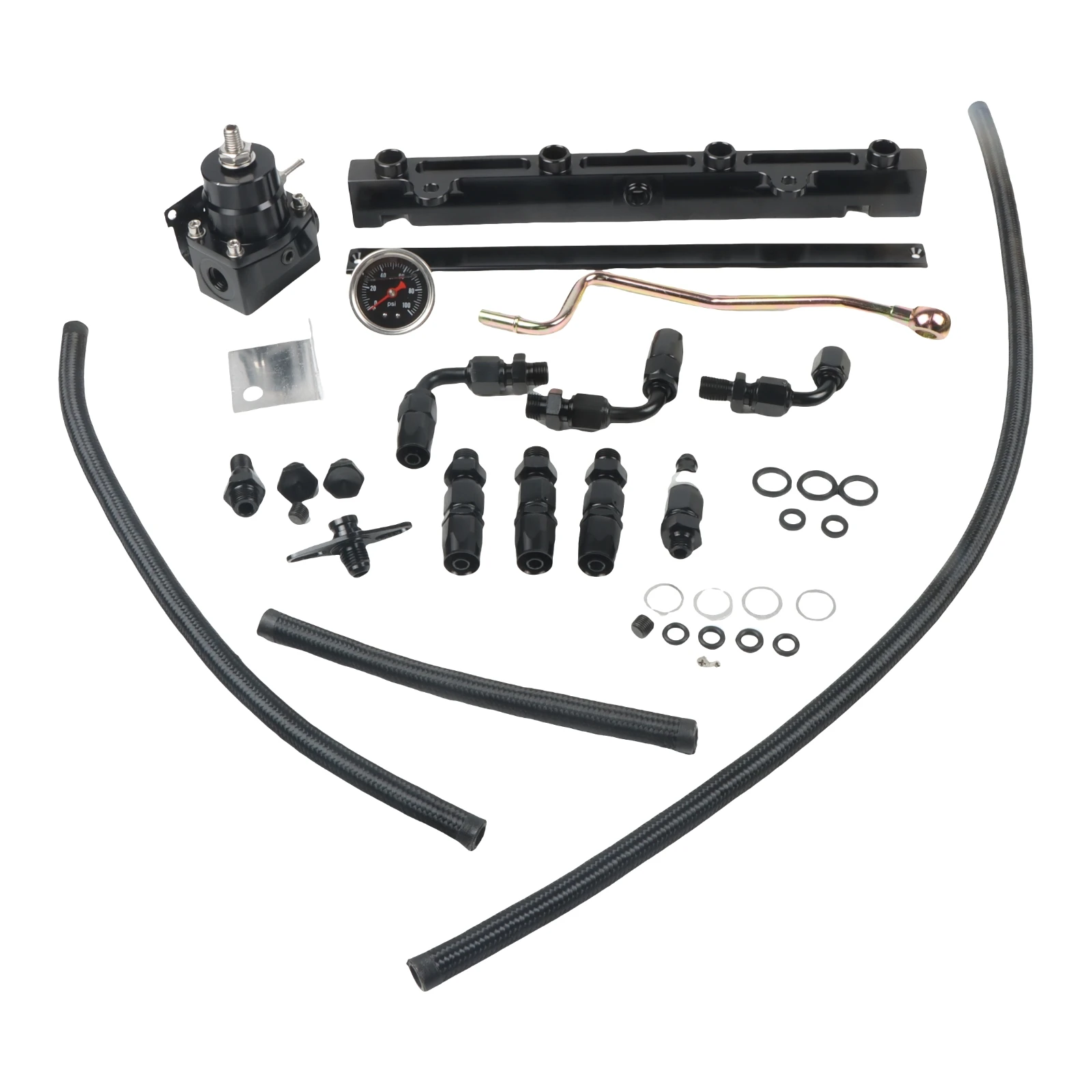 1set K Series Tucked K Swap Fuel Line System Kit For K20 K24 DC2 EG EK Civic Integra AN6