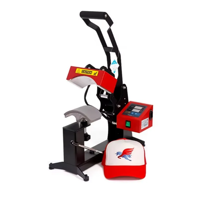 Small Manual Ironing Machine Baseball Cap Heat Transfer Machine Factory Hot Stamping and Hot Stamping Roasting Cap Machine
