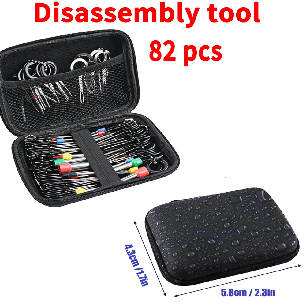 

Car Terminal Removal Kit Box Wire Plug Connector Extractor Puller Release Pin Extractor Set Terminal Plug Repair Tools