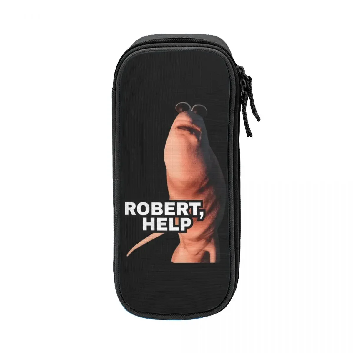 Marcus The Worm Robert Help Pencil Case Pencilcases Pen for Student Big Capacity Bag Office Cosmetic Stationery