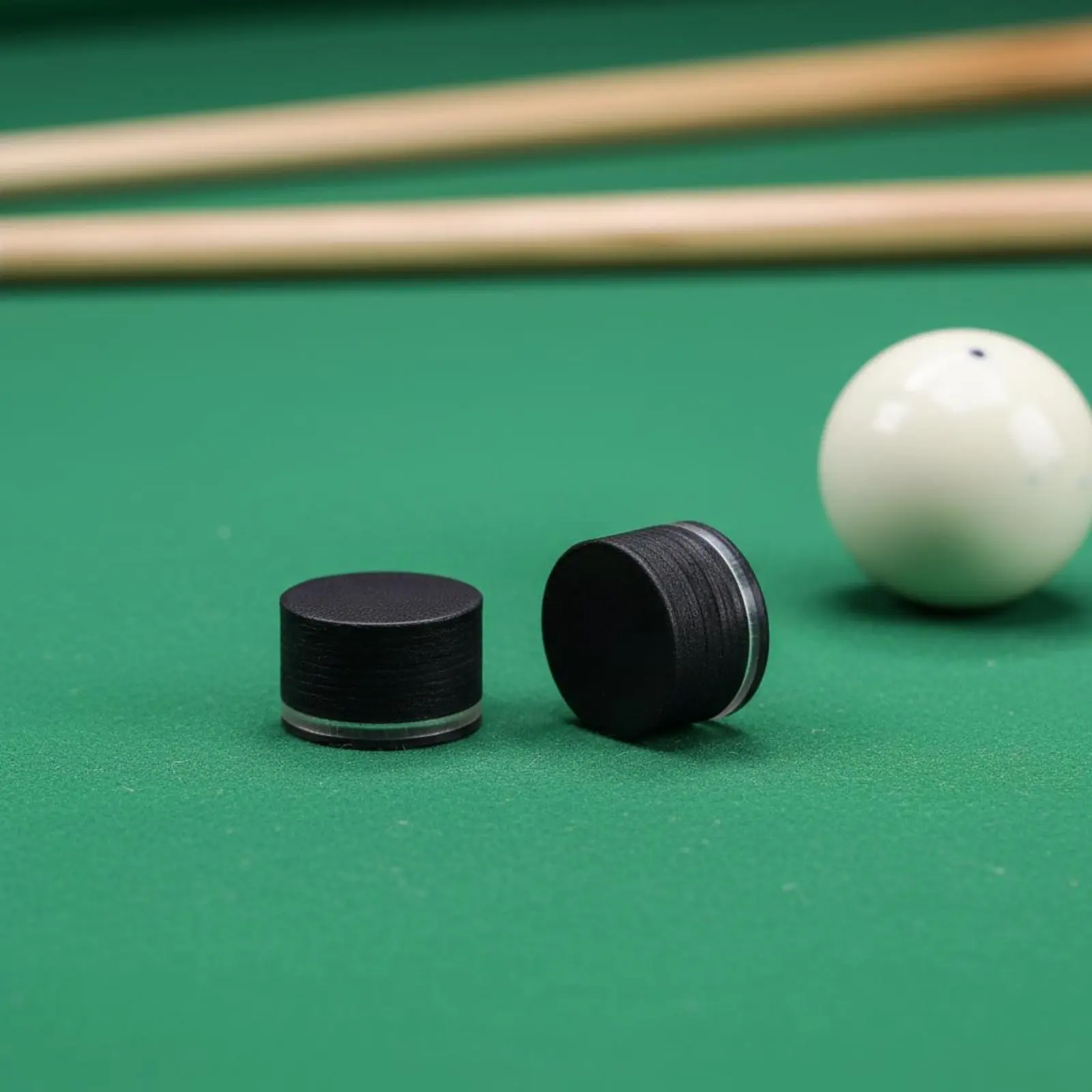 

14mm Leather Cue Tip Professional Grade Multi-Ply Billiard Tip Replacement Stick Head Consistent Performance