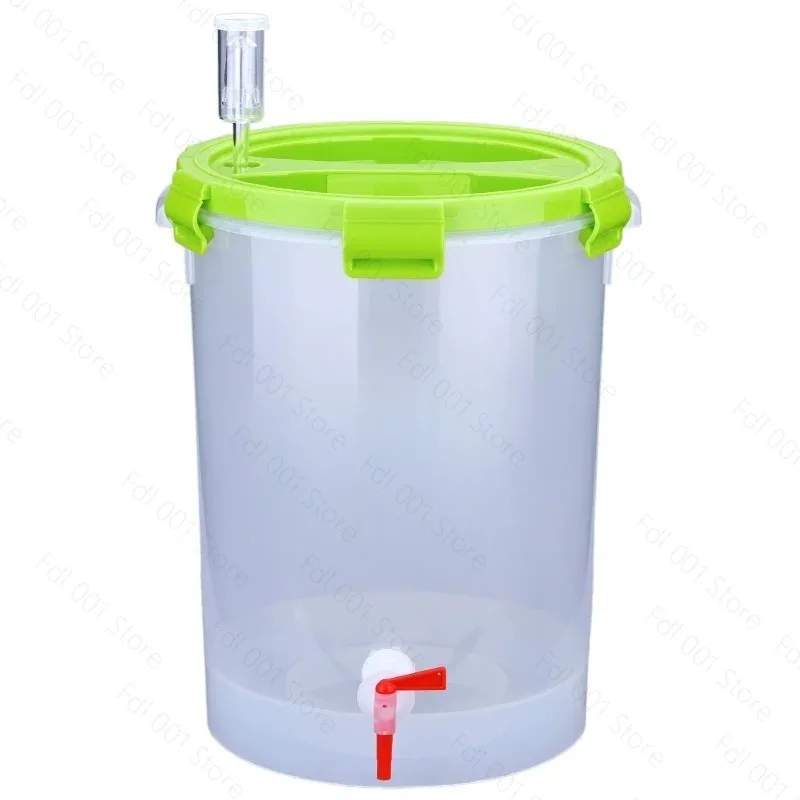 28L Transparent Fermenter Cone Bottom V-Shaped Tank Wine Beer Brewing Barrel