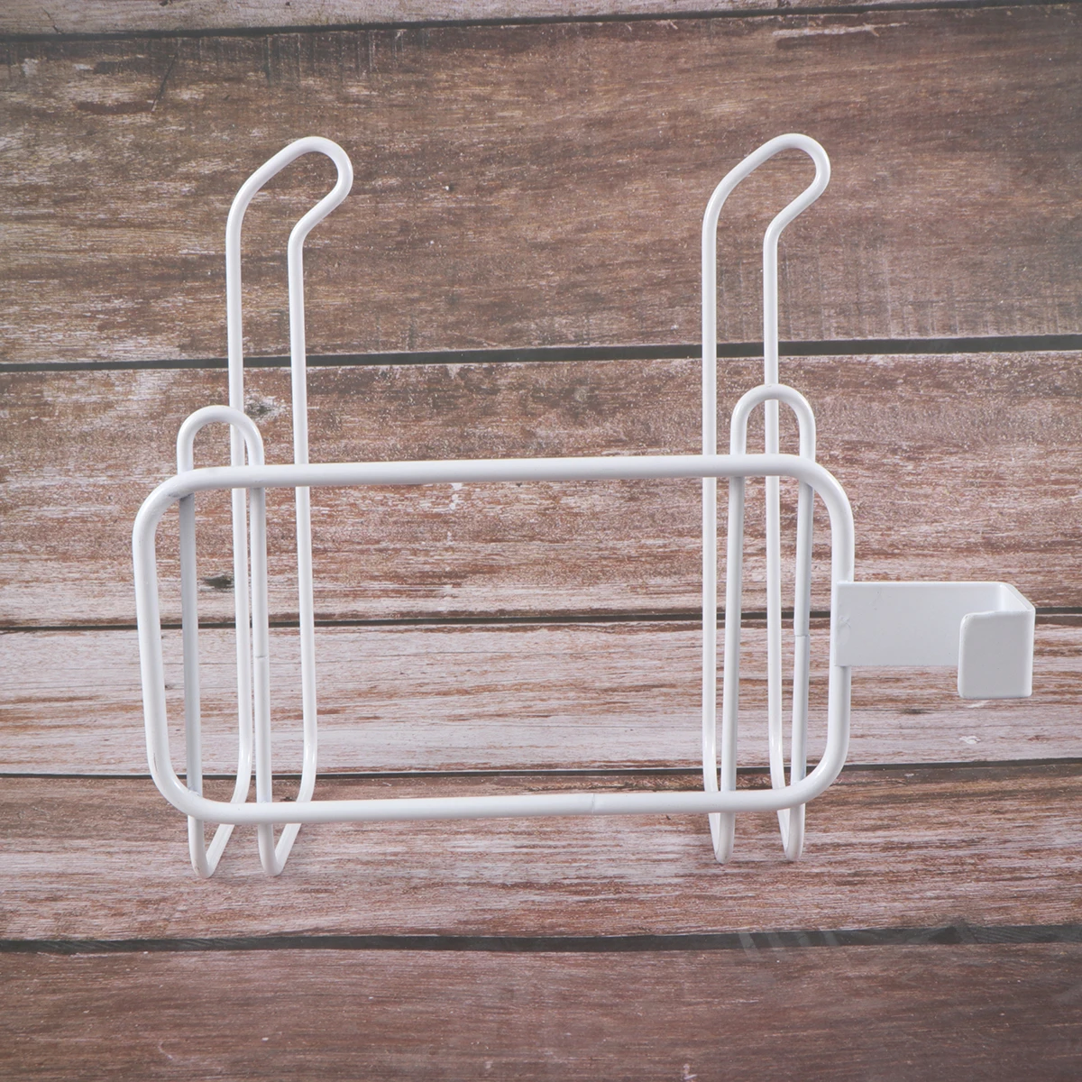 

2 Roll Tissue Holder Towel Holder Durable Tissue Rack Kitchen Bathroom ganizer Vertical Hook Storage Home Decor